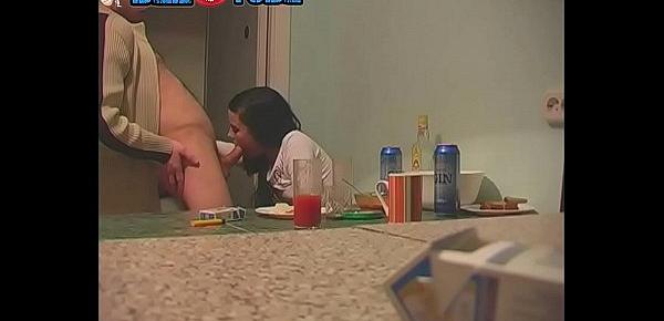  My Horny d. Step Sister in the Kitchen Real HomemadeTABOO